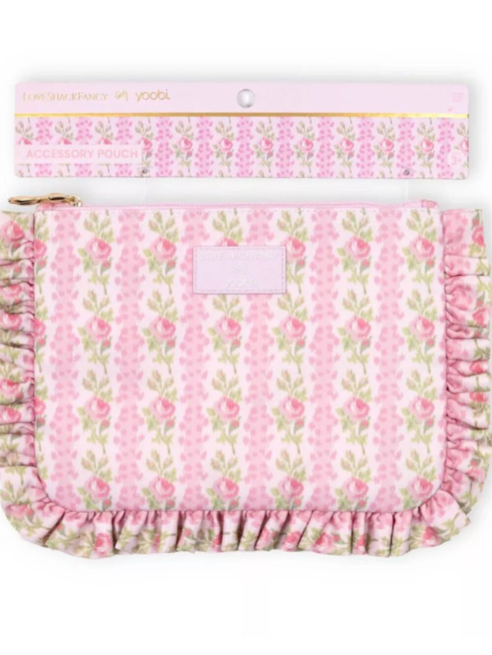 LoveShackFancy x Target - Yoobi Blooming Heirloom Flat Zip Pencil Case - NWT
